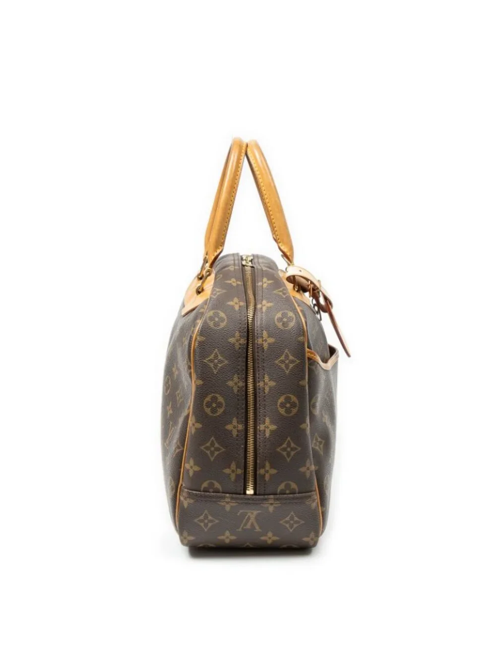 Louis Vuitton Deauville Brown Monogram Canvas Handbag